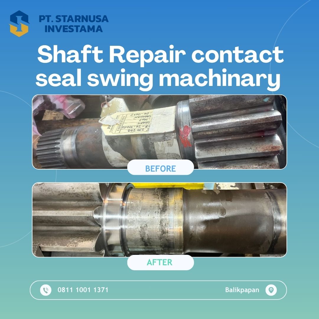 Shaft Repair contact seal swing machinary Before.jpg